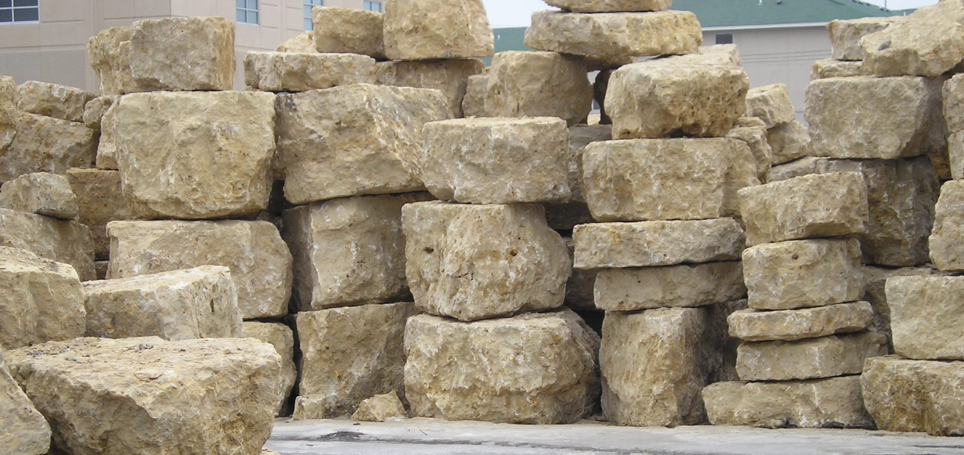 stacked limestone